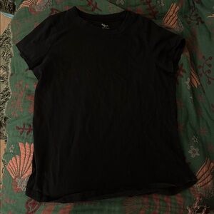 Madewell black baby tee